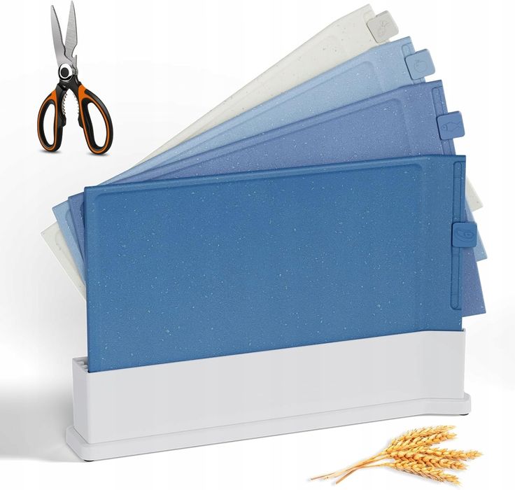 Masthome Zestaw Plastikowych Desek do Krojenia 4 sztuki 34 x 21.5 cm