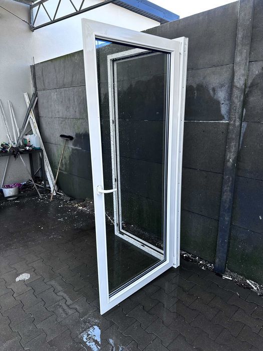 Drzwi Balkonowe UŻYWANE okna 98x214 - świetny stan - dowóz