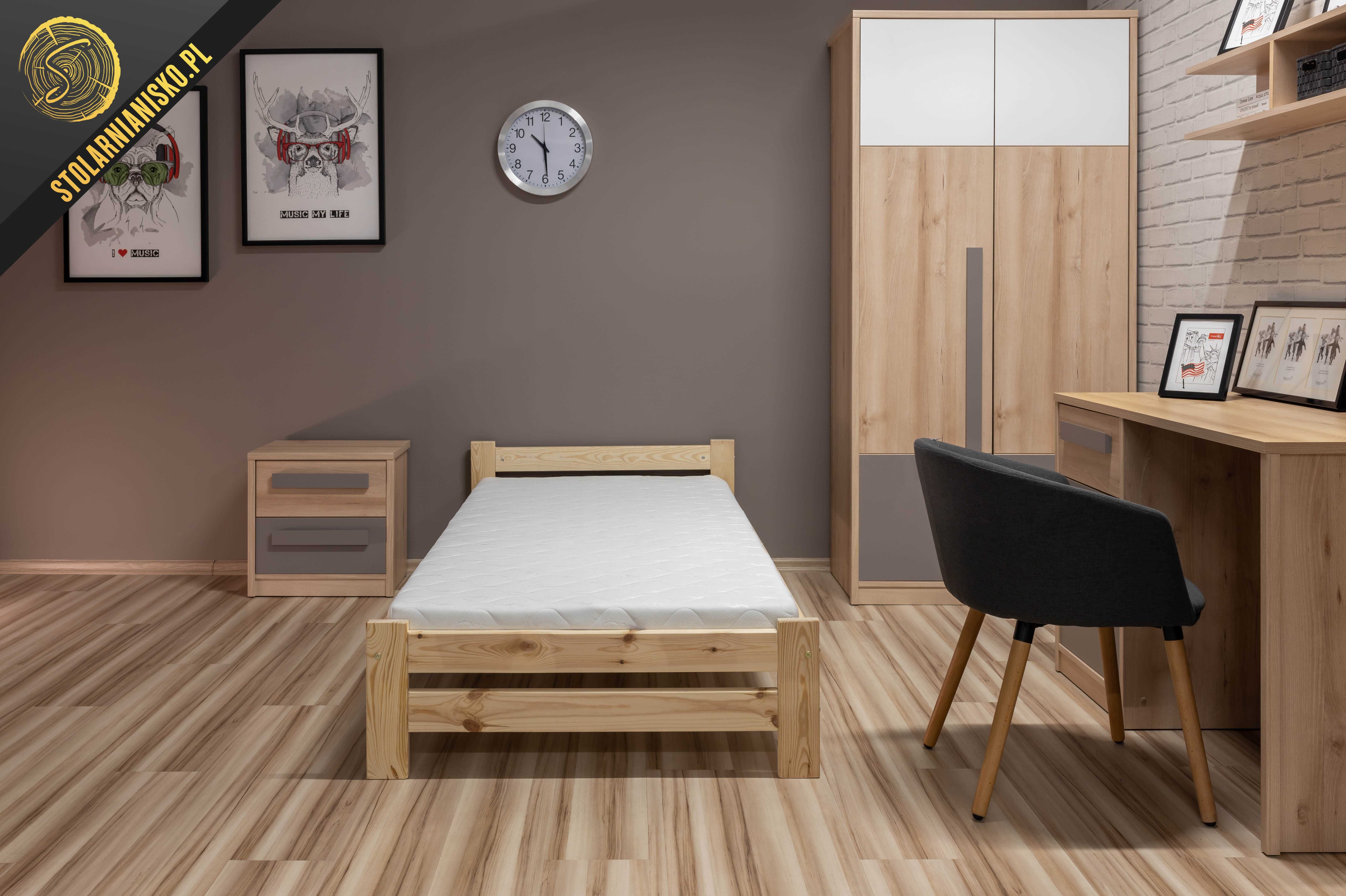 Łóżko drewniane 90x200 cm od Producenta