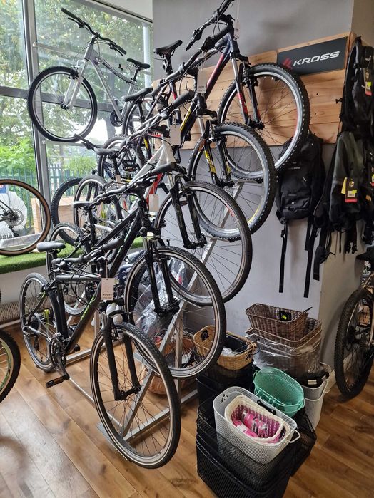 Ekspozytor rowerowy na 5 rowerów stojak na rowery sklep garaż Kraków