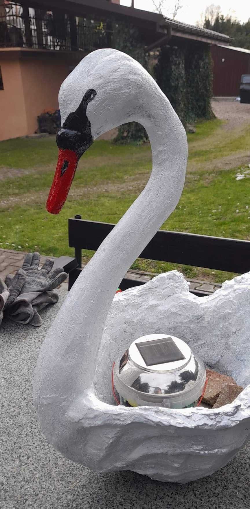 Donice betonowe handmade łabędź kaczka
