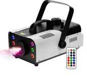 Wytwornica dymu 900W LED RGB pilot bezprzewodowy przewodowy + płyn 5L