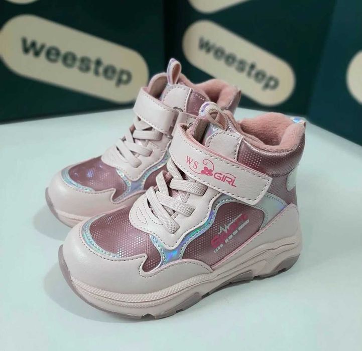 Черевики демісезонні утеплені для дівчинки ТМ Weestep  р  24  25