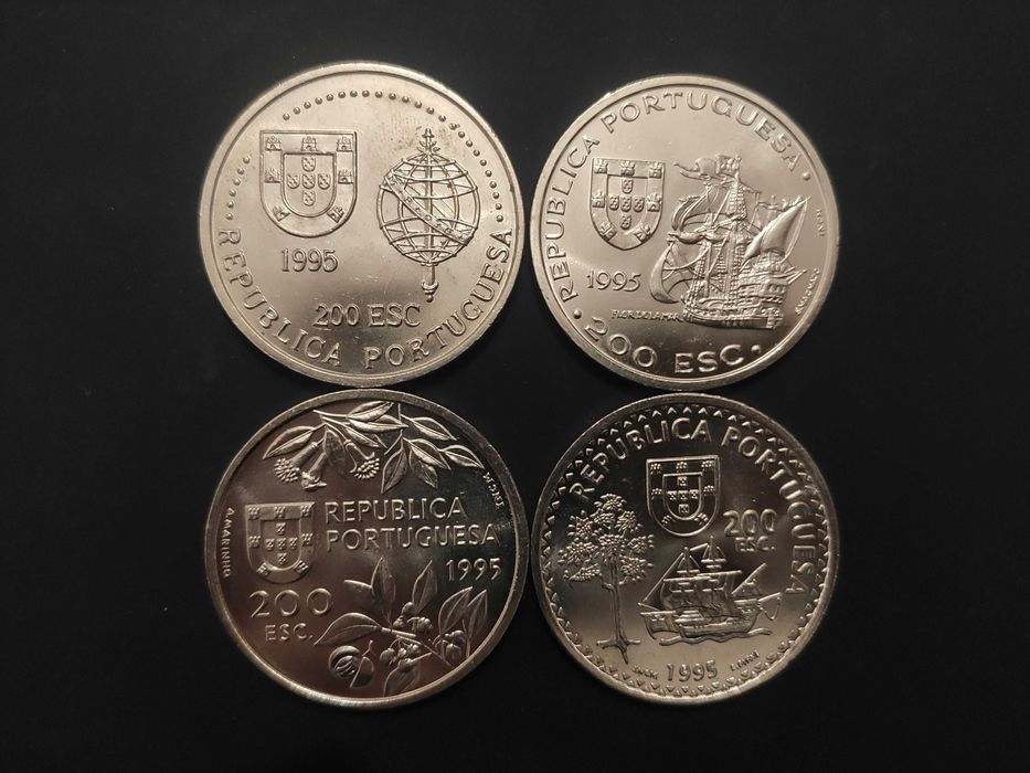 4 moedas de 200$ - Serie VI - (Conjunto 4.5€) #2
