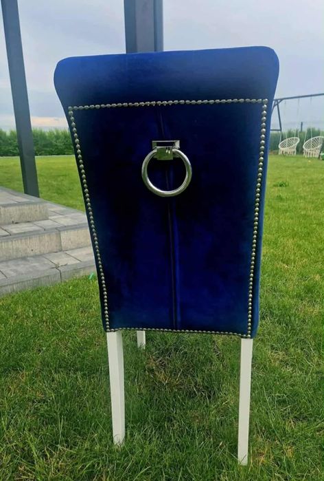 Krzesła welurowe 8 szt