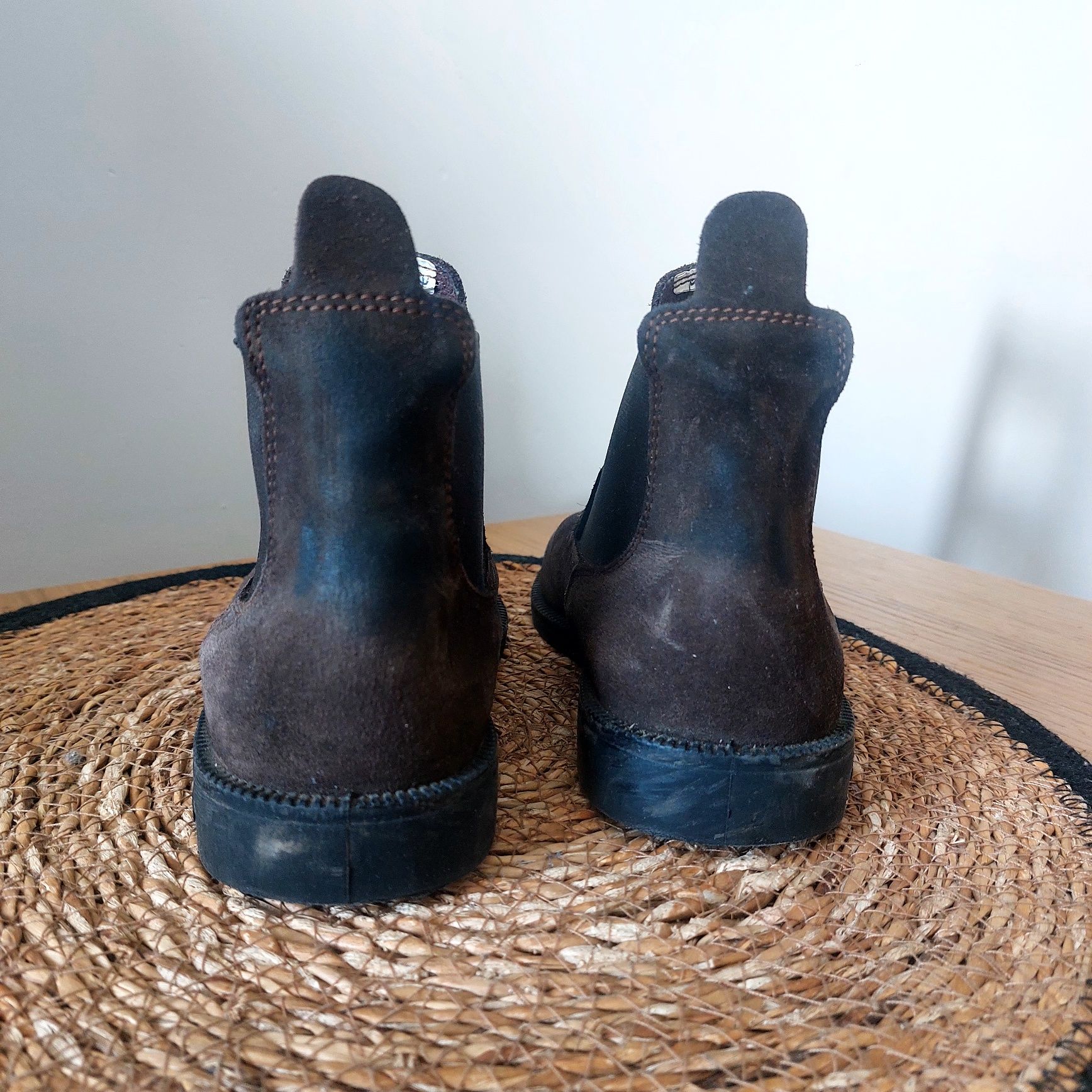 Sztyblety buty jeździeckie r 35 Fouganza classic  skóra bydlęca