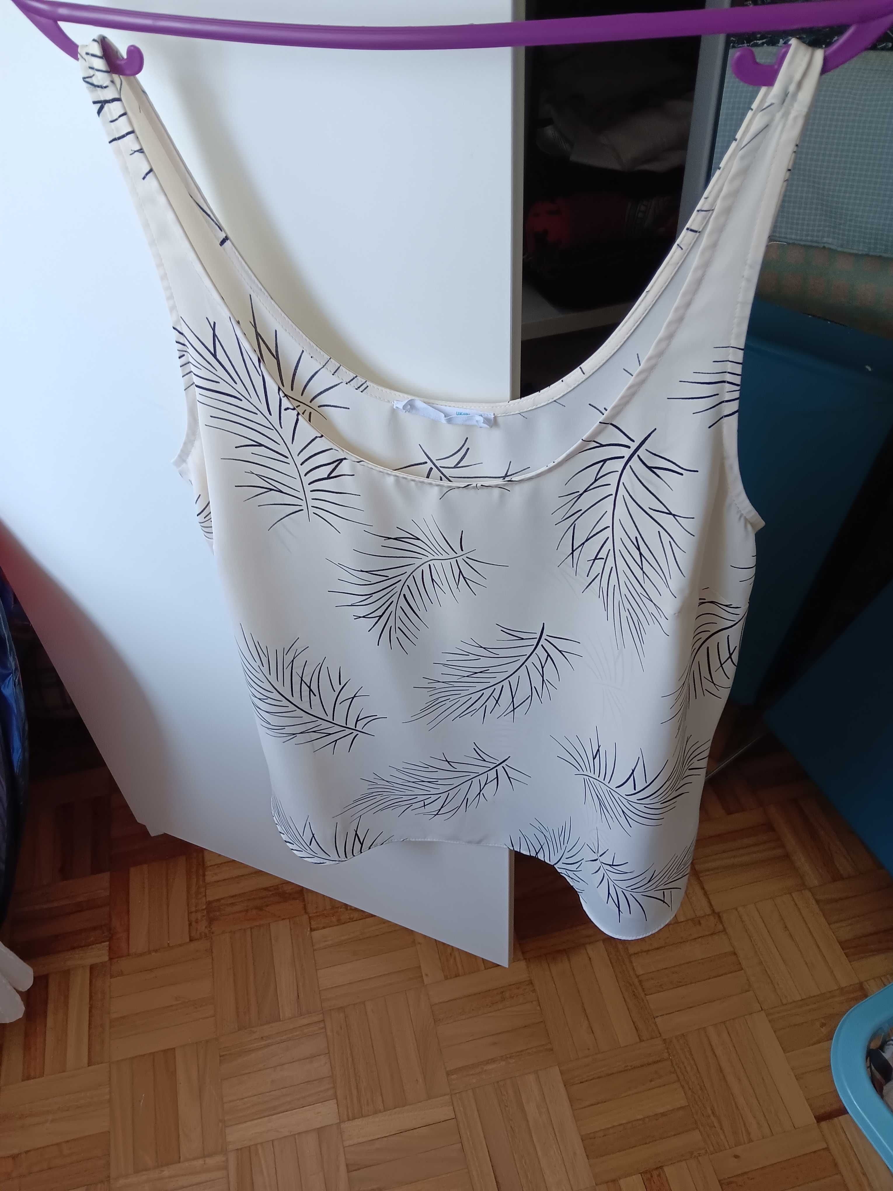 Blusas finas de alças L