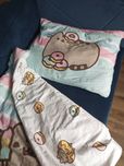 Pusheen pościel komplet 140x200 cm donuty poduszka kołdra