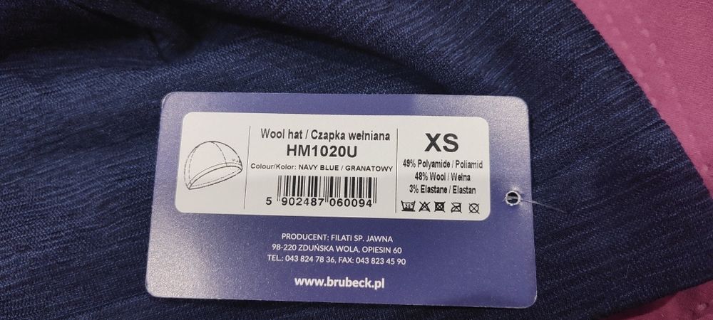Zestaw czapka i komin z wełny merynosów Brubeck