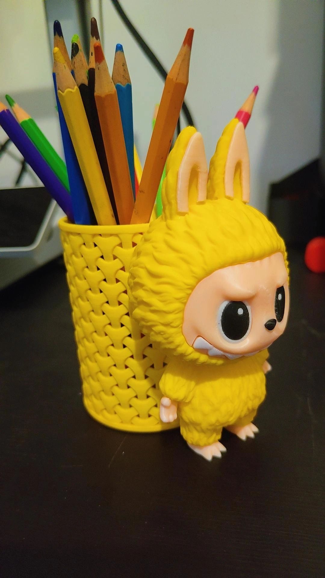 Porta lápis 3D labubu