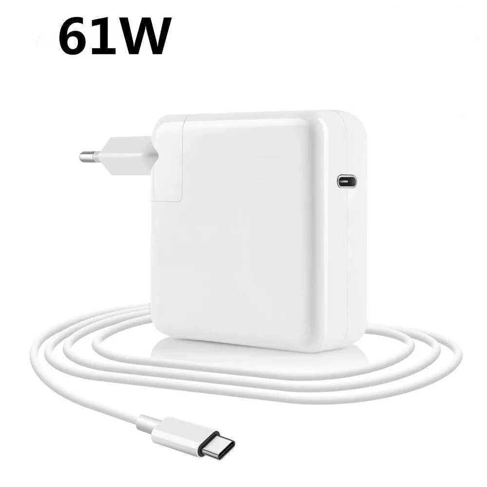 NOVO Carregador 61W / 87W USB-C p/ MacBook Air / Pro + Cabo