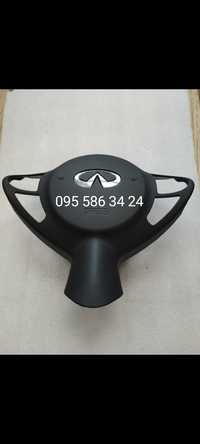 Подушка безпеки безопасности руля airbag Infiniti QX37 QX70 FX 35 37