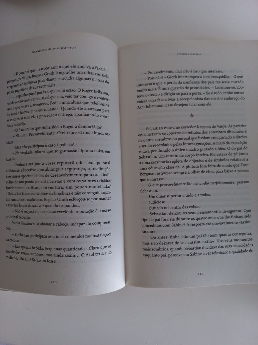 Livro Segredos Obscuros - volume 1
Série Sebastian Bergman - Volume 1