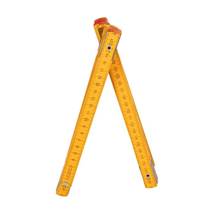 Miara Miarka Metrówka Drewniana Składana 2m, Stolarska PROLINE / MEGA