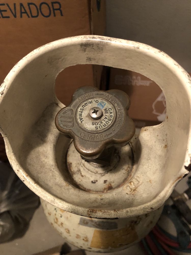 Comjunto de Maçarico, bilha oxigeneo