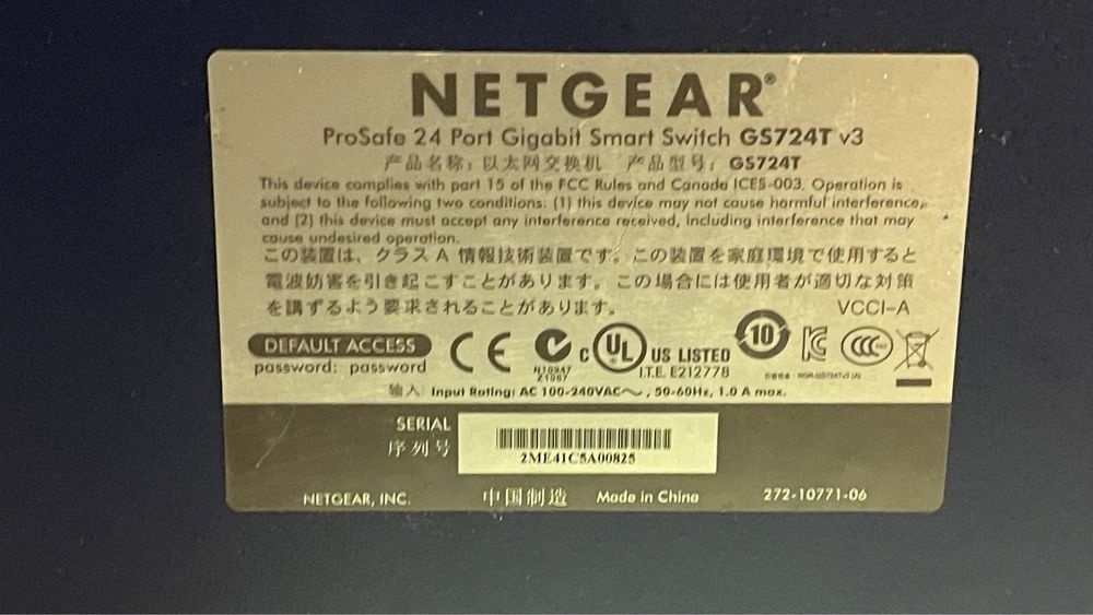 Netgear GS724Tv3 switch zarzadzalny, 24 port
