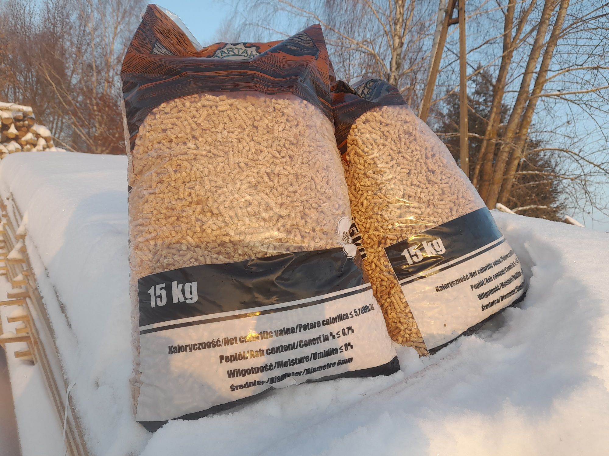 Pellet TARSKOL pelet Polski jasny jakość PREMIUM 100%