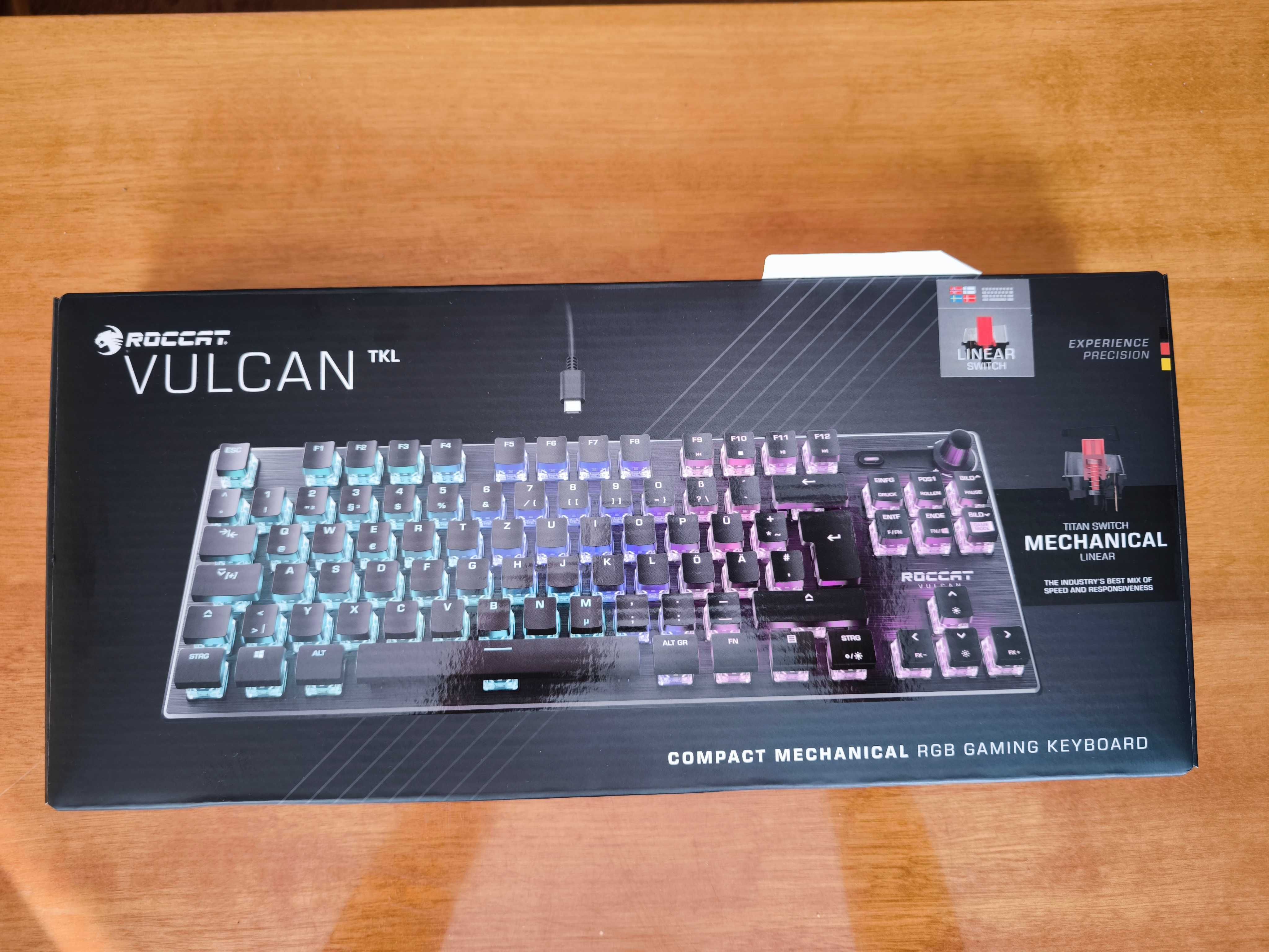 Klawiatura Roccat Vulcan TKL mechaniczna gamingowa