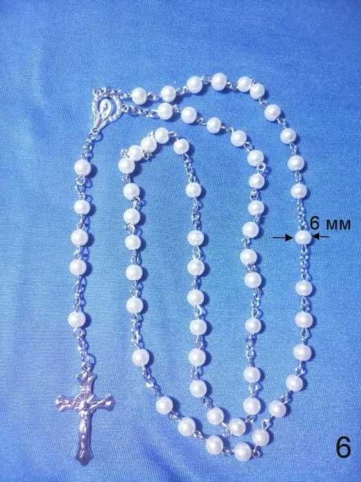 Католицькі чотки, розарій з перлів, вервиця.