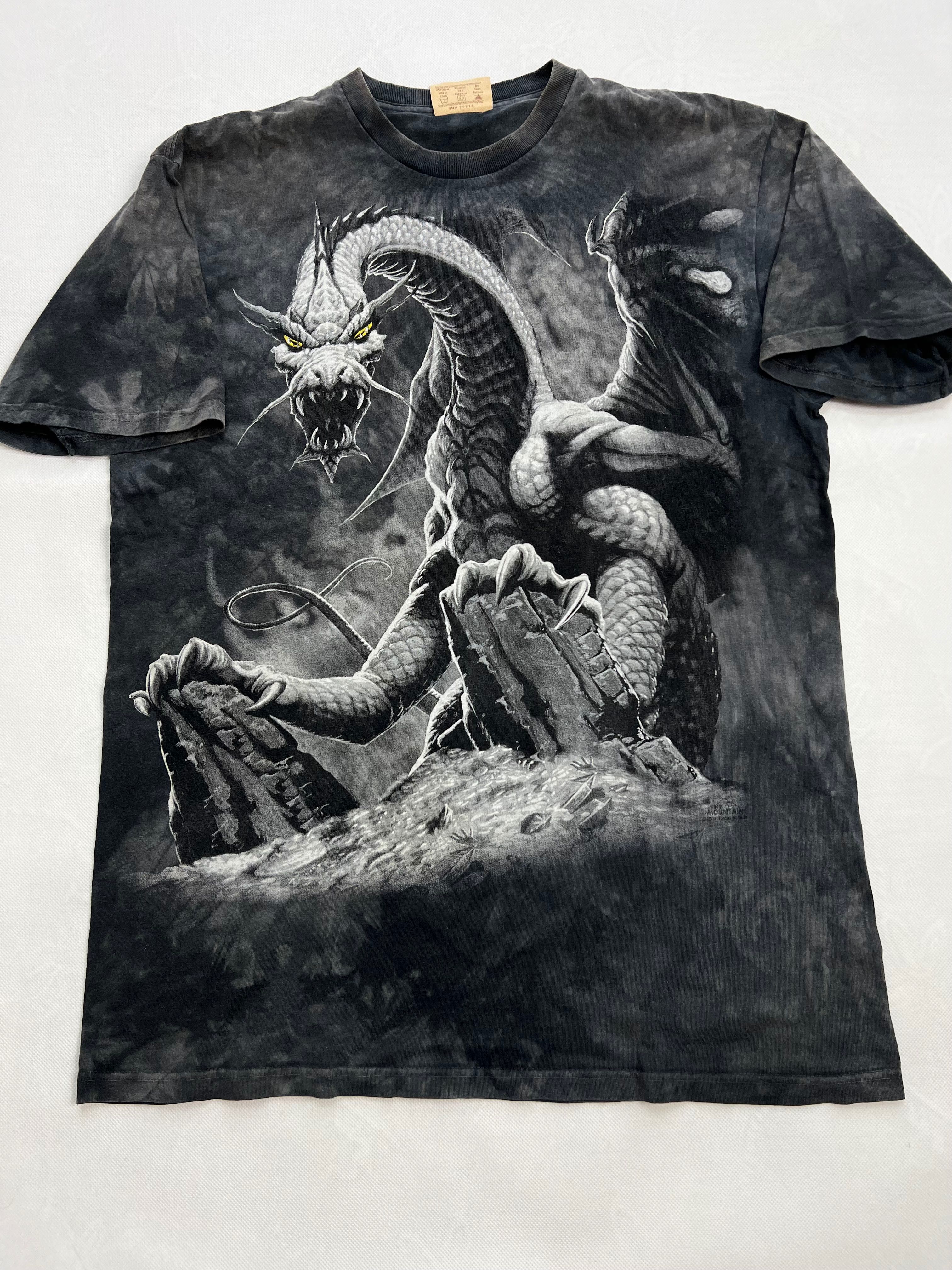 Koszulka The Mountain dragon print vintage 90’s rare
