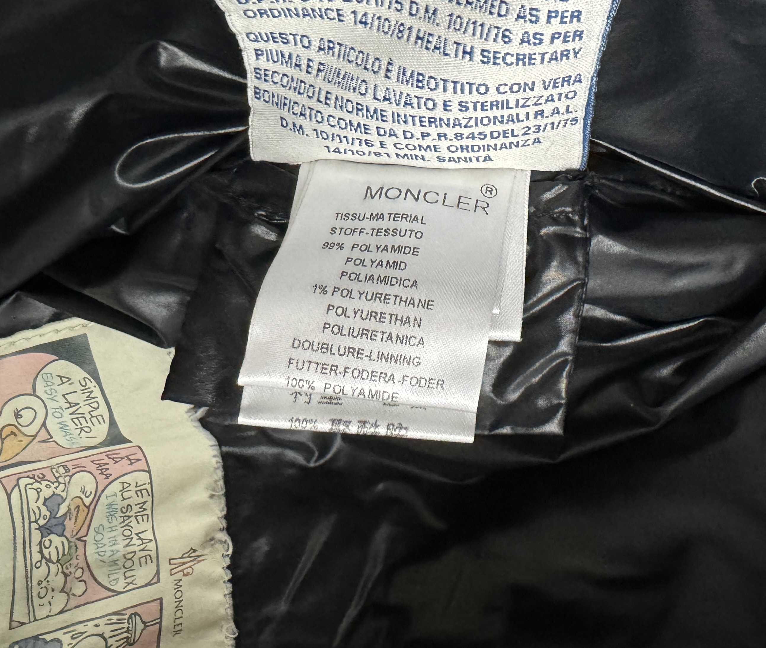 Oryginalna Kurtka Puchowa Damska Moncler Elixir Down Puffer Rozmiar 2