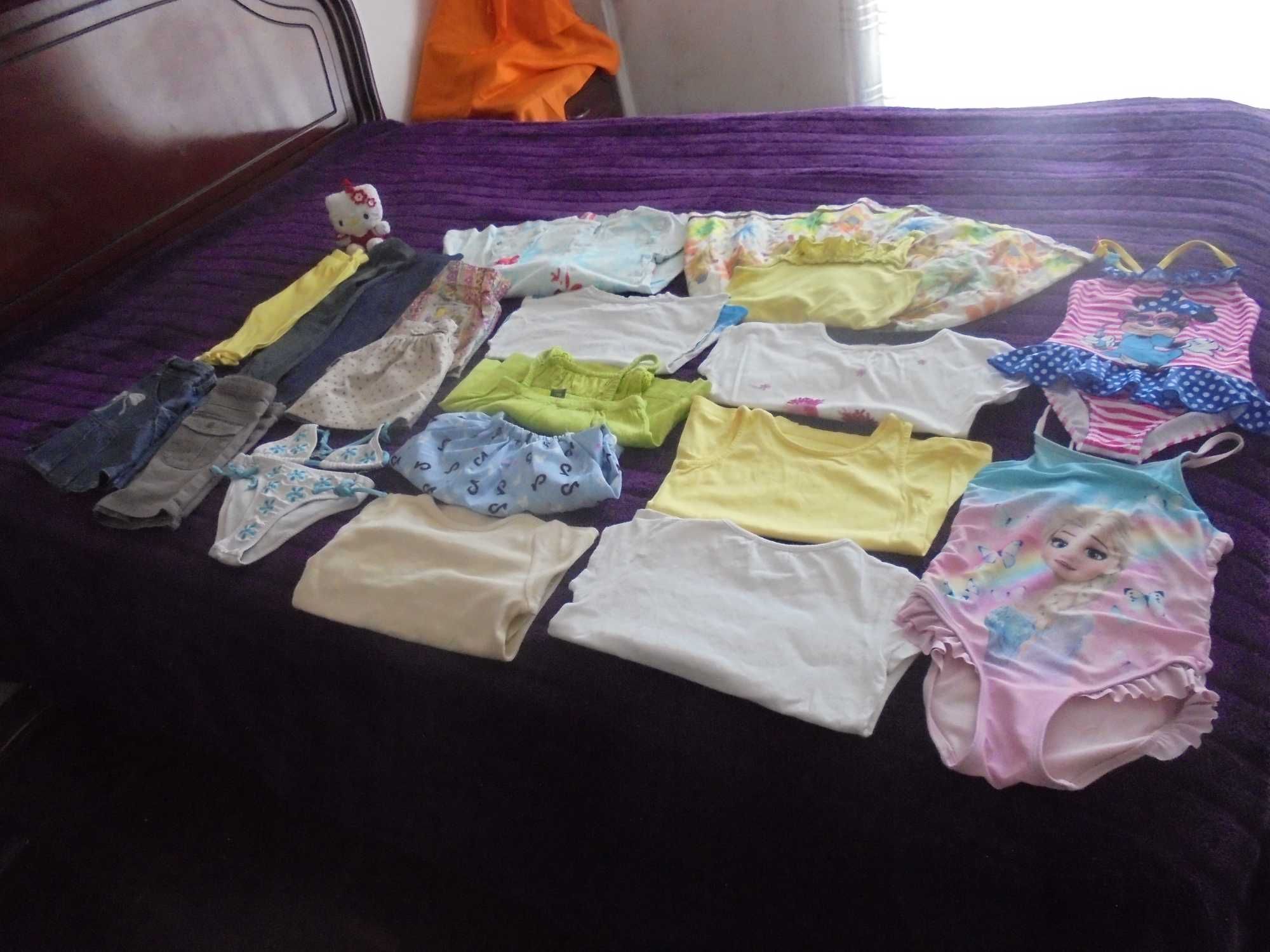 lote de roupa de menina peluche