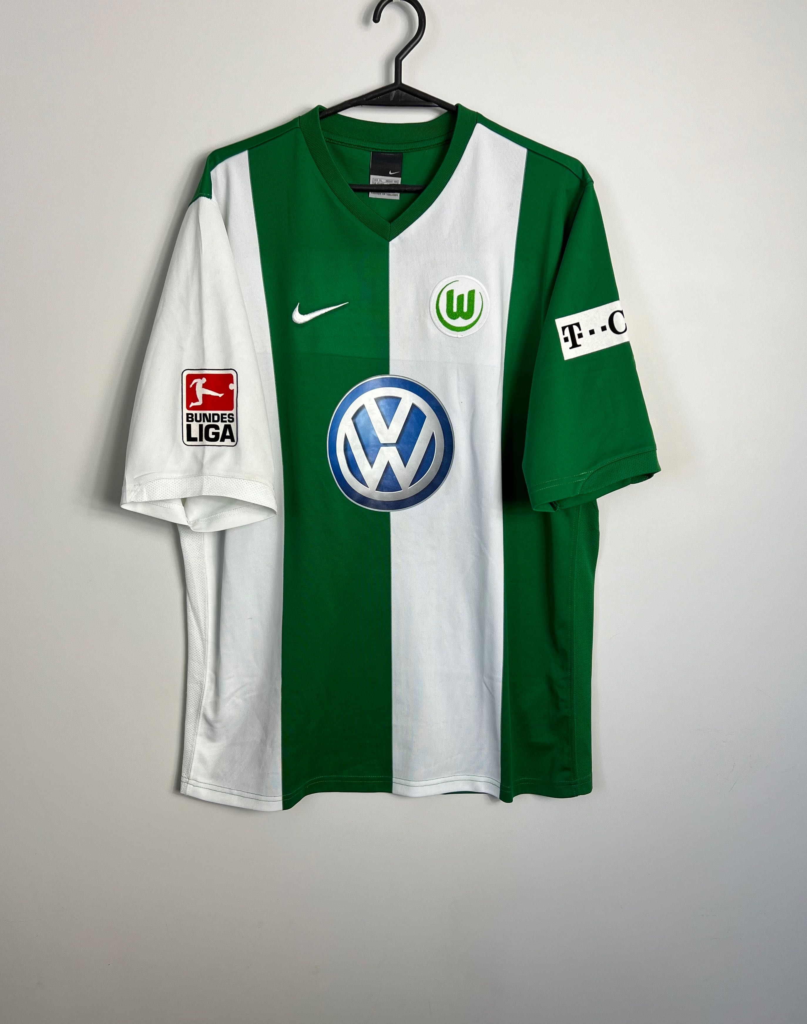 Nike VFL Wolfsburg 2006/2007 Klimowicz 9 Soccer Jersey Koszulka