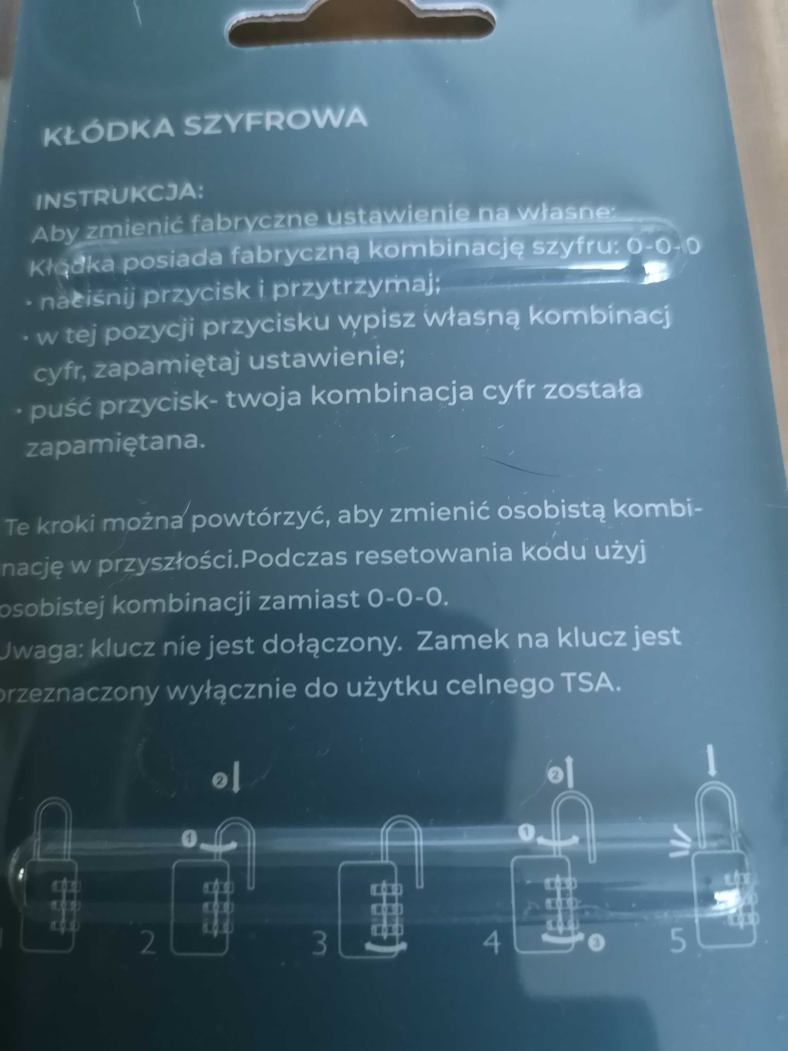 Identyfikator bagażu lub kłódka szyfrowa