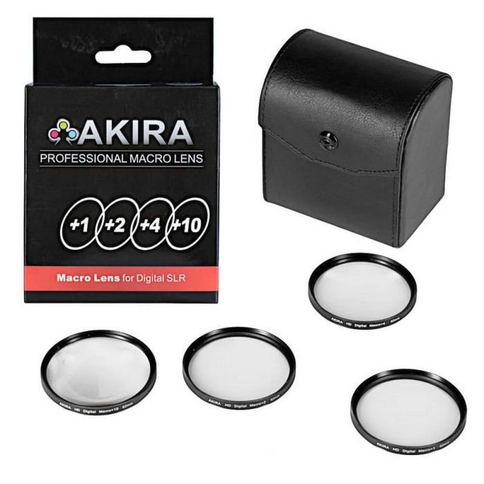 AKIRA MACRO SET (+1+2+4+10) - 58MM- NOVO
