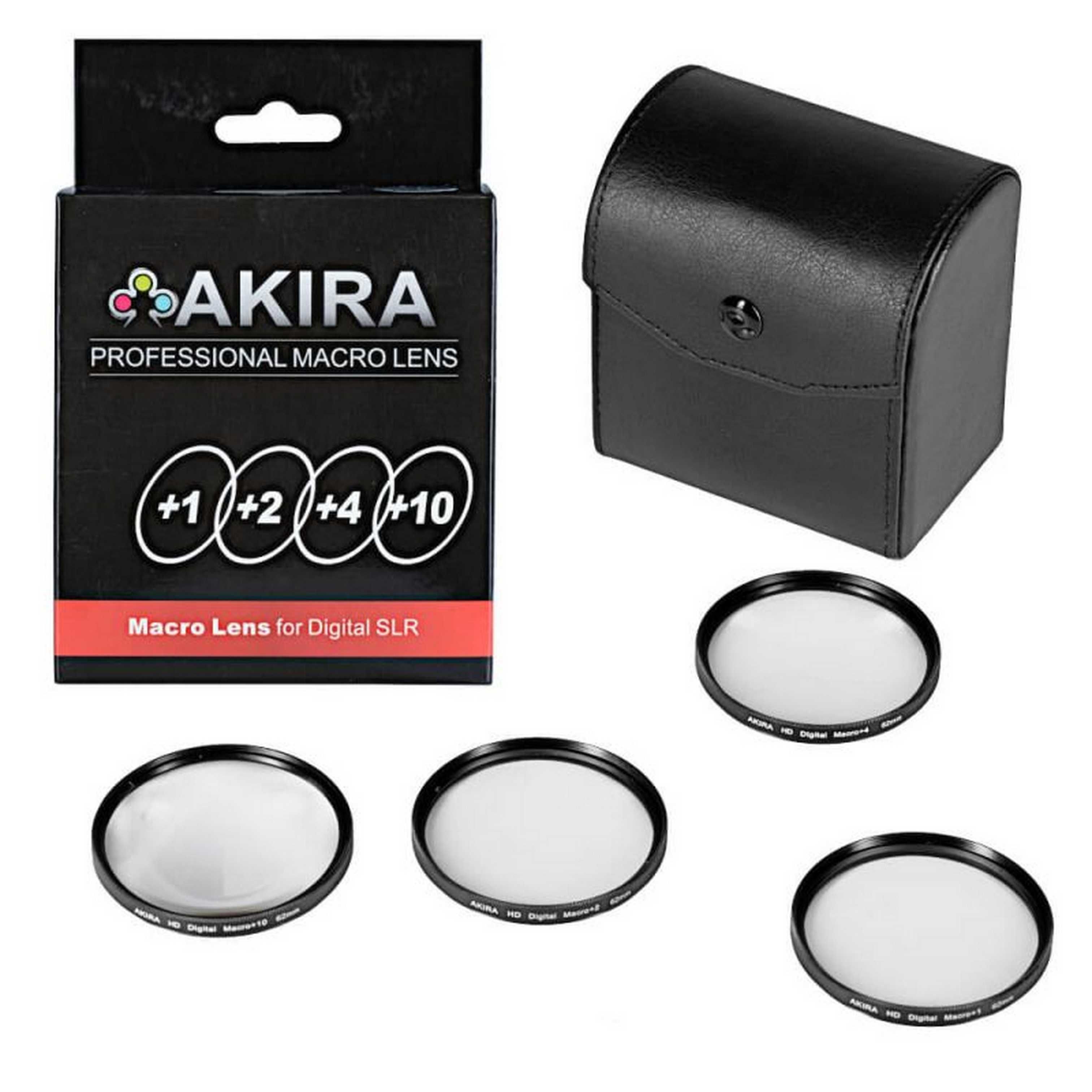 AKIRA MACRO SET (+1+2+4+10) - 58MM-ENVIO GRATIS