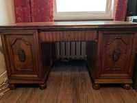 Stare biurko dębowe