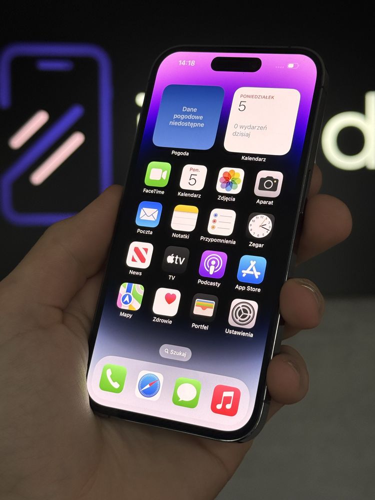 RATY 0% iPhone 14 Pro 128GB BATERIA 96% GWARANCJA 12 miesięcy!!!
