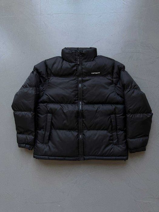 Мужской зимний пуховик Carhartt,Пуховик чорний Carhartt,Carhartt чорна