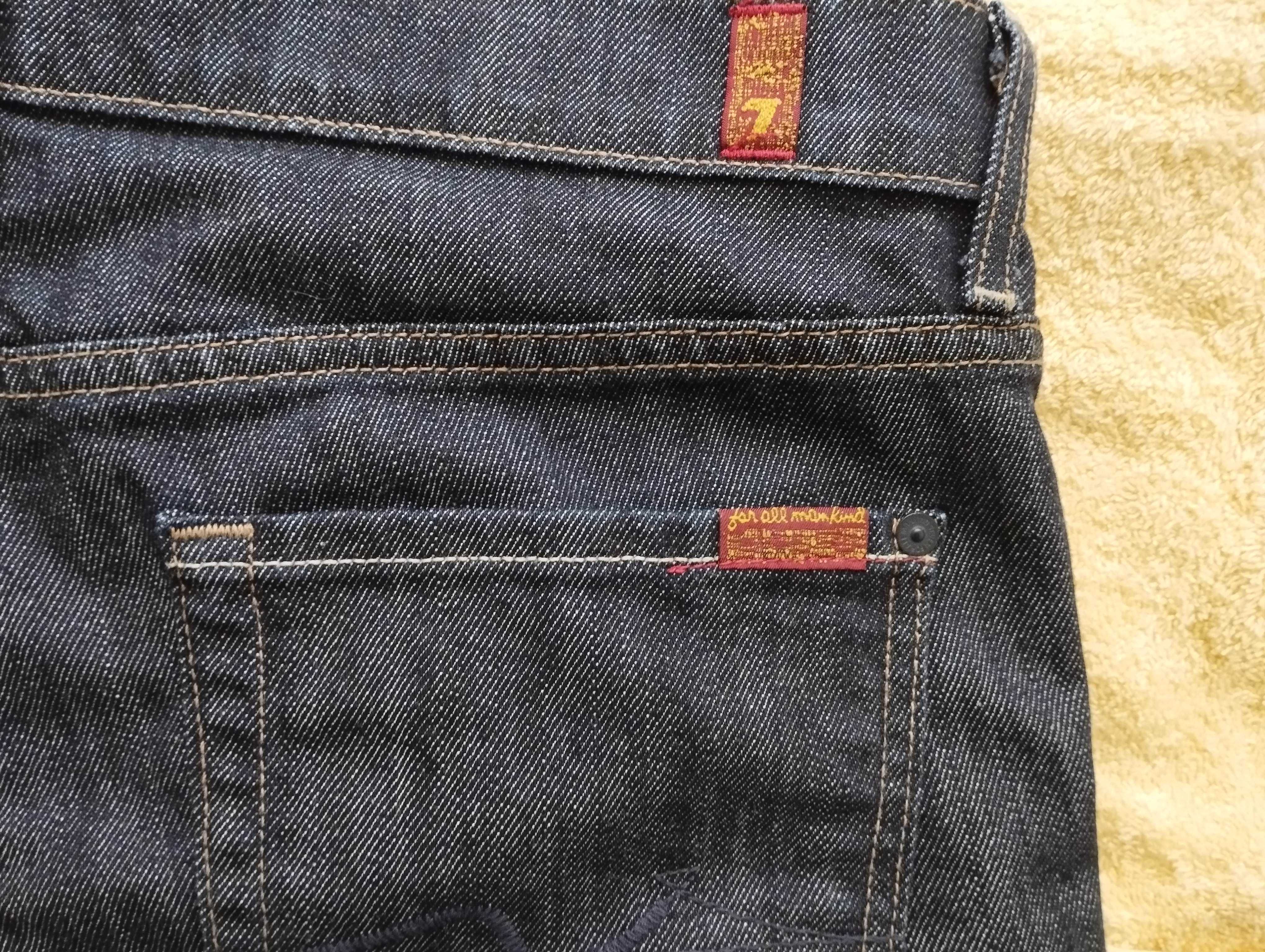 Jeansy 7 for All Mankind bootcut 34/34