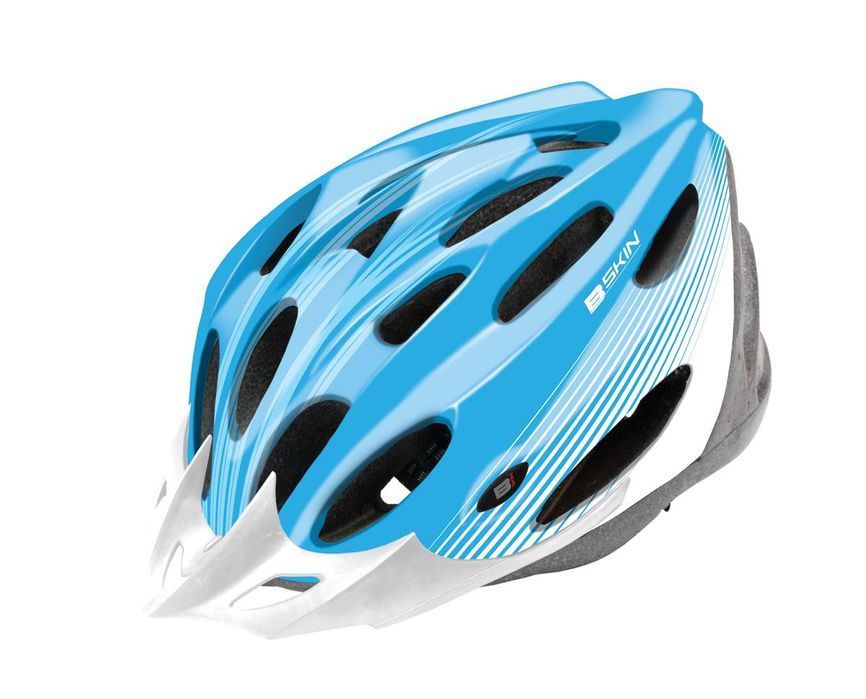 Kask B-Skin Regular M (56-58 Cm) Niebiesko Biały