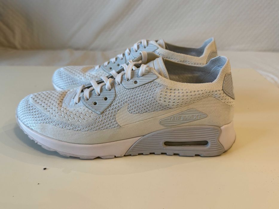 Nike Buty Air Max 90 Ultra 2.0 Flyknit białe