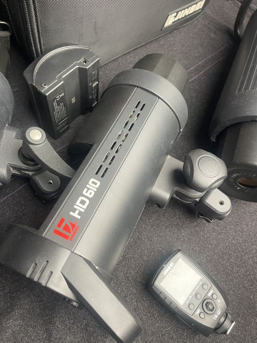 Kit de Flashes de Estúdio Profissional Jinbei