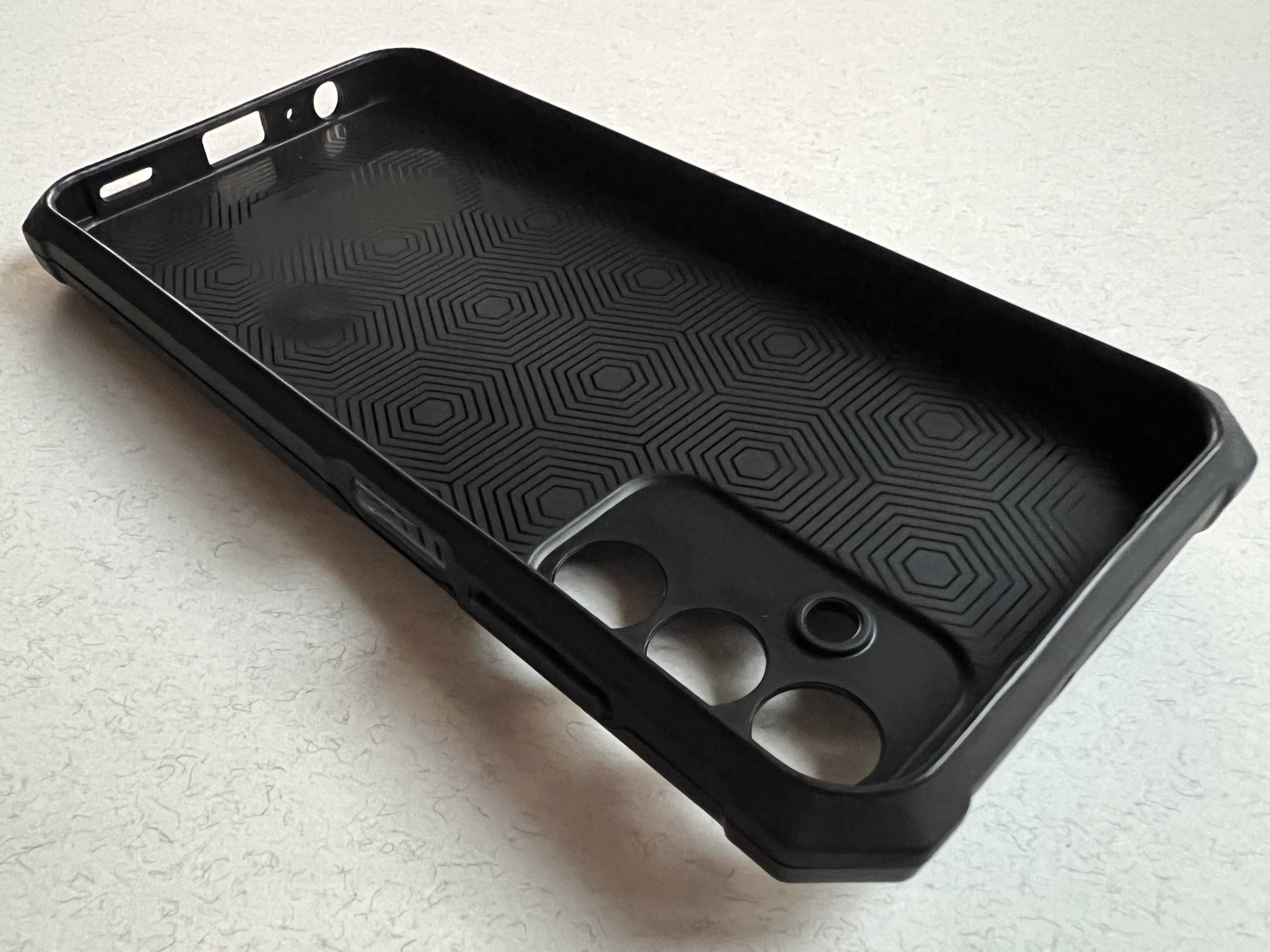 Samsung Galaxy A15 чохол Iron Grip магніт підставка чорний пластик