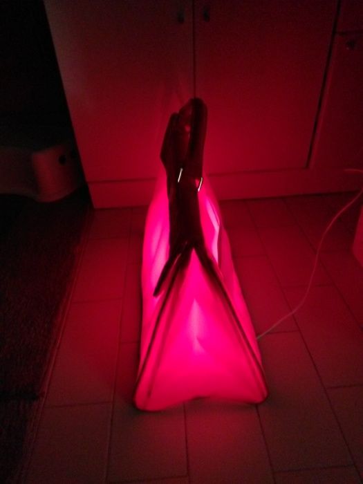Luz de presença / candeeiro decor vermelho - Formato mala NOVO PREÇO