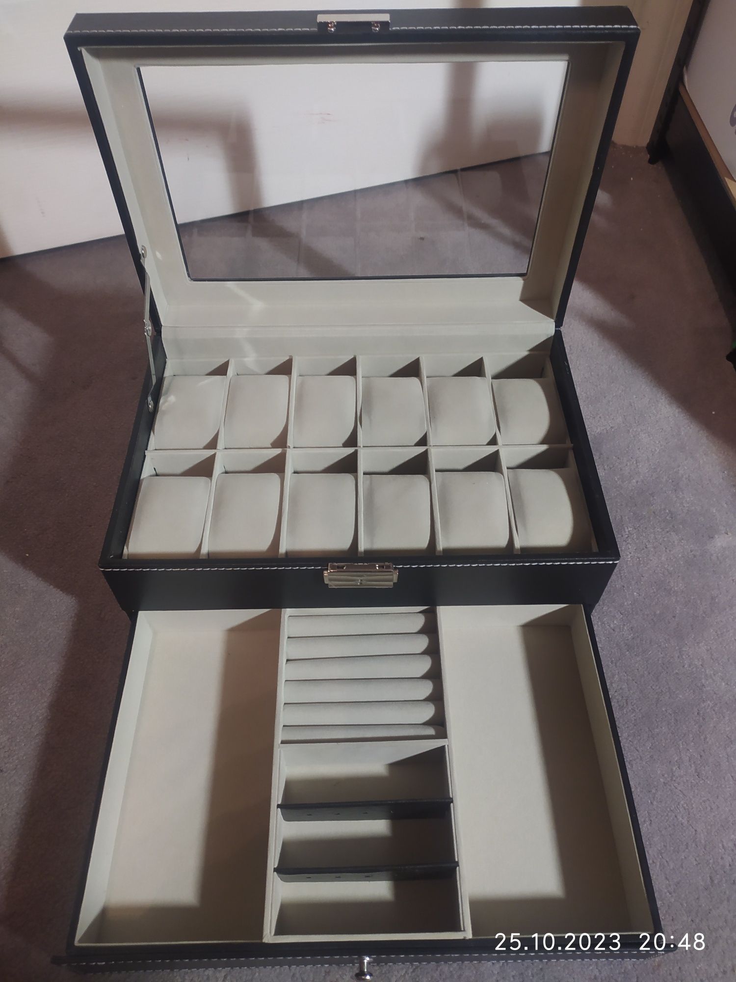 Скринька-Органайзер для годинників та ювелірних виробів