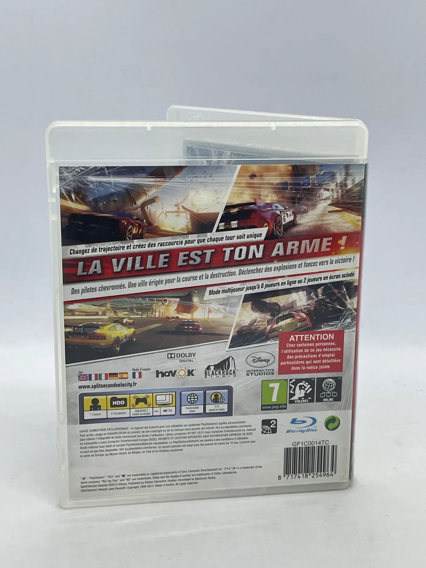 Split/Second Velocity PS3 Po Angielsku