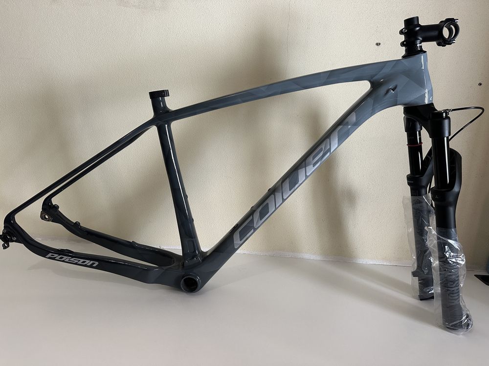 Kit quadro bicicleta carbono Roda 29 Coluer poison