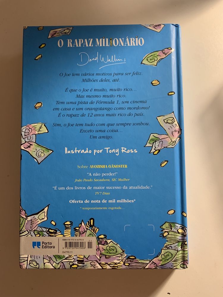 Livro: O rapaz milionário