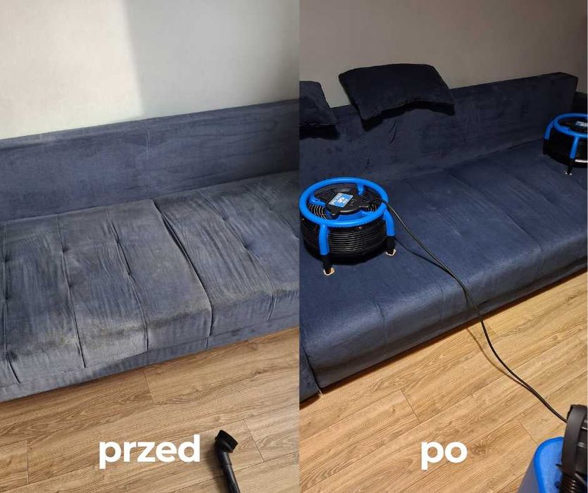 Pranie, czyszczenie tapicerki meblowej i wykładzin oraz  ozonowanie