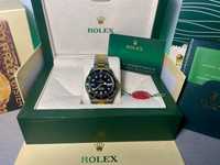 Promocja! Zegarek Rolex Submariner Black Gold Date! 42mm AAA Zestaw