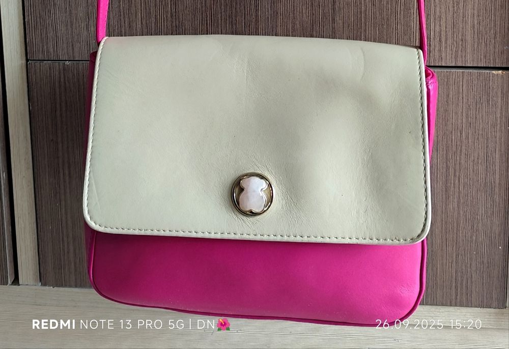 Skórzana torebka TOUS Camille skóra naturalna jak nowa