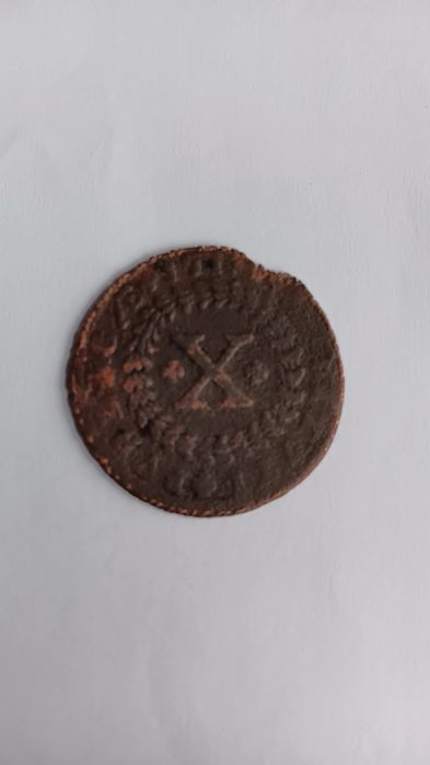 Moeda cobre de D.João V de 171....