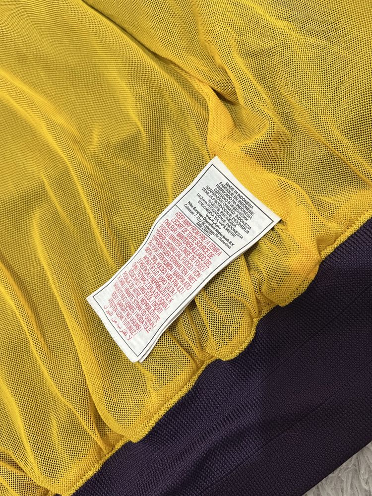 Nike r. M damska kurtka wiatrowka zolta fioletowa kolory lakers