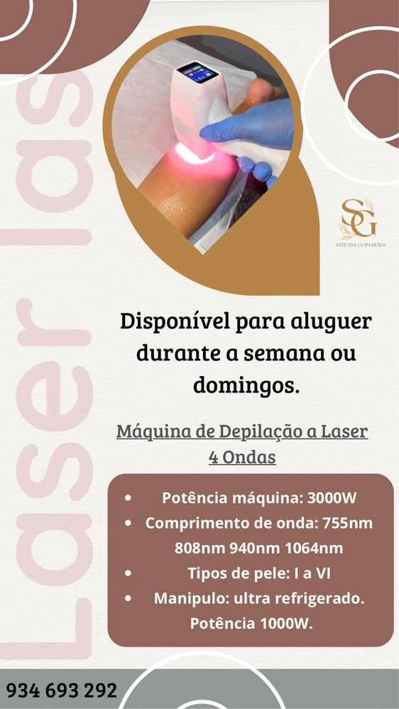 Aluguer laser 4 ondas