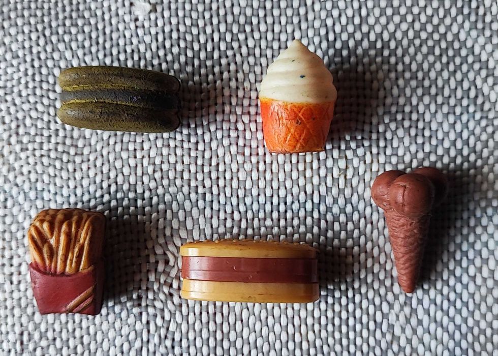 Lote de miniaturas - alimentação